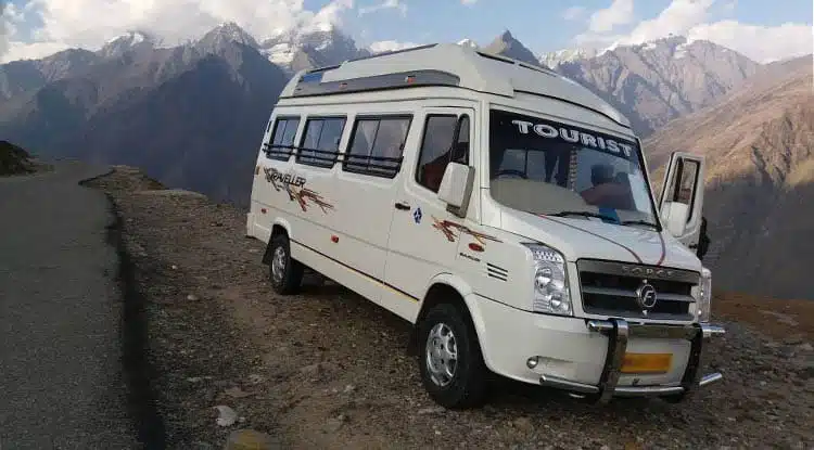Tempo Traveller — 12 / 17 Seater cab available for hire in Kashmir